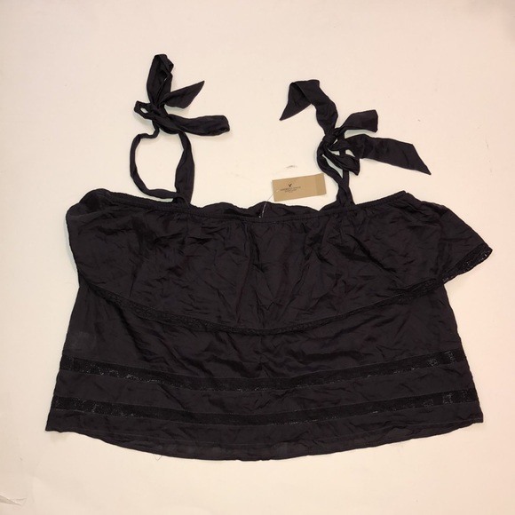 American Eagle Casual Tiered Shoulder Tie Cami Tank, size XL - Picture 11 of 12